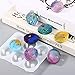 LET'S Resin 3PSC Alien Skull Resin Molds, Silicone Alien Resin Molds with Epoxy Resin Skull Molds, Jewelry Silicone Molds for Pendant, Necklace, Resin Crafts DIY
