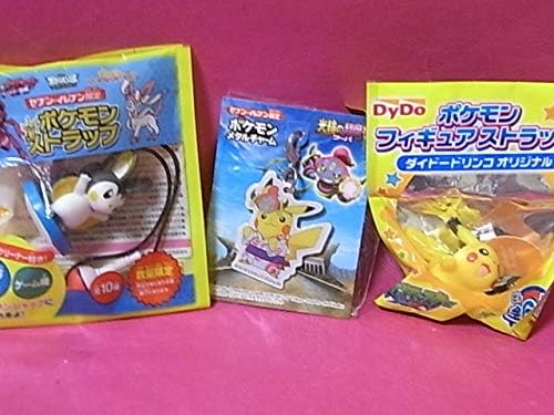 Amazon Co Jp ポケモン エモンガ クリーナー ピカチュウ メタルチャーム ストラップ ポケットモンスター セブンイレブン 1 セブンイレブン商品 ホビー