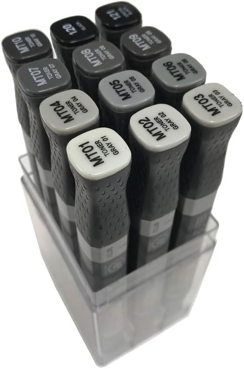 Mepxy Design Marker Toner Gray Set of 12