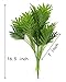 Bird Fiy Artificial Plants Palm Greenery Tree for Home Décor,Garden,Patio Decoration(Set of 2)
