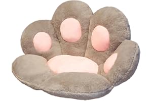 tisueteyi Cat Paw Shape Pillow Seat Cushion Winter Stuffed Plush Backrest Window Tatami Chair Pad Mattress Lazy Child Girls, 
