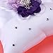 NUOLUX Ring Bearer Pillow,2020cm Wedding Ring Pillow Pearl Flower Decorated