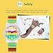 Zeiger New Cool Kids' KW019 Analog Lovely Time Teacher Young Girls Teen Wrist Watch with Multi-color Silicone Band