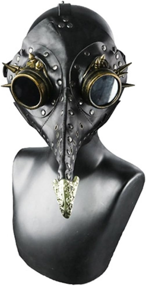 JerryCostume Overwatch Cosplay Mask Halloween Cosplay Costume Mens Reaper The Plague Doctor Bird Mask 2018