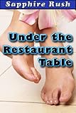 Under the Restaurant Table (public footjob fetish)