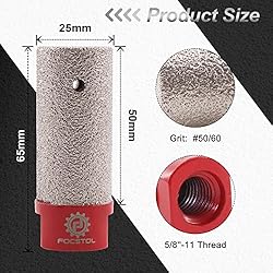 FOCSTOL Diamond Finger Milling Bit - 1''(25mm) Core