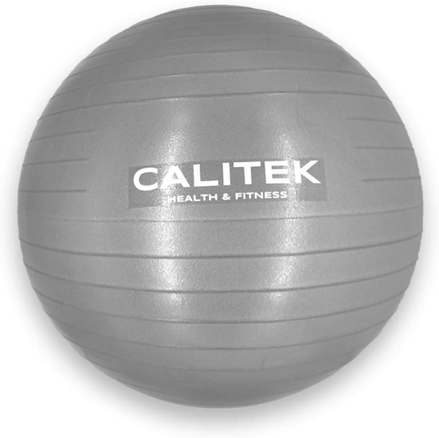CALITEK Anti-Burst Fitness Swiss Ball for Yoga, Pilates, Pregnancy, Birthing