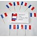 French Flag Hors d'oeuvre Picks - Box of 100