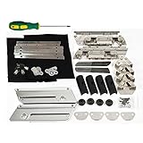 Saddlebags Hard Bags Hardware Rubber Kit Set Metal Latch Covers Reflector Lock for Harley 1993-2013