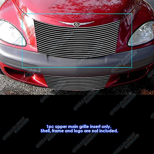 APS R85301A Polished Aluminum Billet Grille Replacement for select Chrysler PT Cruiser Models