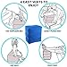 RestZone Inflatable Air Travel Pillow for Leg Rest | Comfortable Footrest for Outdoors and Camping | Children and Kids to Sleep Soundly in Flight or Car