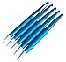 PEGLY Universal Touch Stylus Big Pen For Nintendo DSi XL LL Blue And White Color Package 5 Pieces