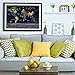 Unique Scratch Off Map of The World - Large Deluxe Personalized Travel Map Poster with B0NUS Scratch Off USA Map – Outlined US States, Landmarks, Roads, Rivers – All Accessories Included – Great GlFT