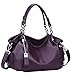 Heshe Womens Leather Handbags Shoulder Bags Tote Bag Cross Body Purses and Satchel for Ladies