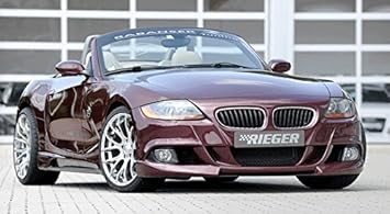 Amazon Com Euroactive Bmw Z4 E85 Roadster 2003 2005 Rieger Genuine Front Bumper Spoiler Automotive
