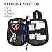 Kosibate Molle Tactical Medical First Aid EDC Pouch Pocket Organizer Bag EMT W/Belt Loop(Black)