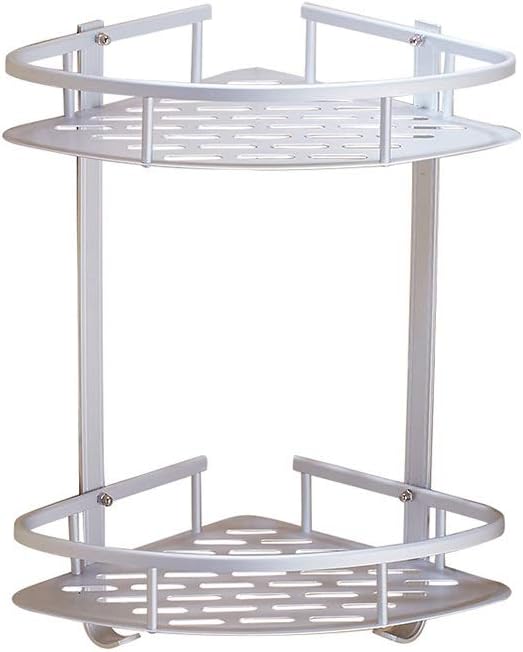 WXQIANG Los estantes de baño Estante de la Esquina, Pared de Aluminio