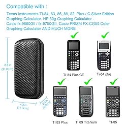 Graphing Calculator Carrying Case for TI-84 Plus