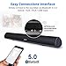 80 Watt Sound Bar, MEGACRA Sound Bars for TV of Home Theater System (Bluetooth 5.0, 34 inch, DSP, Strong Bass, Wireless Wired Connections, Bass Adjustable, Wall Mountable)thumb 3