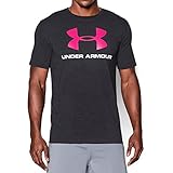 Under Armour Men's Sportstyle Logo T-Shirt, Black/White, Large