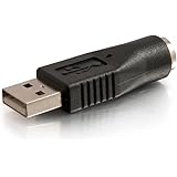 C2G 27277 USB Male to PS/2 Female Adapter, Black