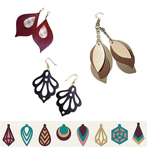 Craft Leather Fabric Pebbled Faux Leather Sheets PU Vinyl Leather for Bows Headband Earrings A4 Size, 10 Colors