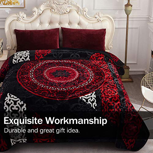 JML Fleece Blanket King Size, Heavy Korean Mink Blanket 85 X 95 Inches