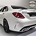 US85 Direct Mercedes-Benz Luggage Lid Adhesive Nameplate Star Logo Trunk Rear Emblem W205 Modified C-Class C 300 C43 C 63 S C 450 Sedan (Gloss Black)