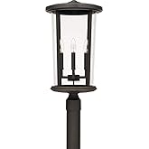 Capital Lighting 926743OZ Howell Clear Glass Outdoor Post, 4-Light 240 Total Watts, 23" H x 12" W, Oiled Bronze