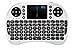 Rii Mini i8 2.4G Wireless Keyboard with Touchpad for PC Pad Google Android TV Box USB (White)