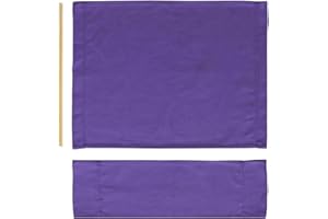 Wonafa 1 Set Director Chair Canvas Replacement with Wood Stick,21.2" L x 16.1" W Portable Replacement Cover Canvas for Directors Chair,Casual Home Director Chair Replacement Canvas (Purple)