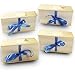 Christmas Gift Box - 8.75 x 4.25 x x3 inch Magnetic Christms Gift Box with Ribbon and From... To... Sticker