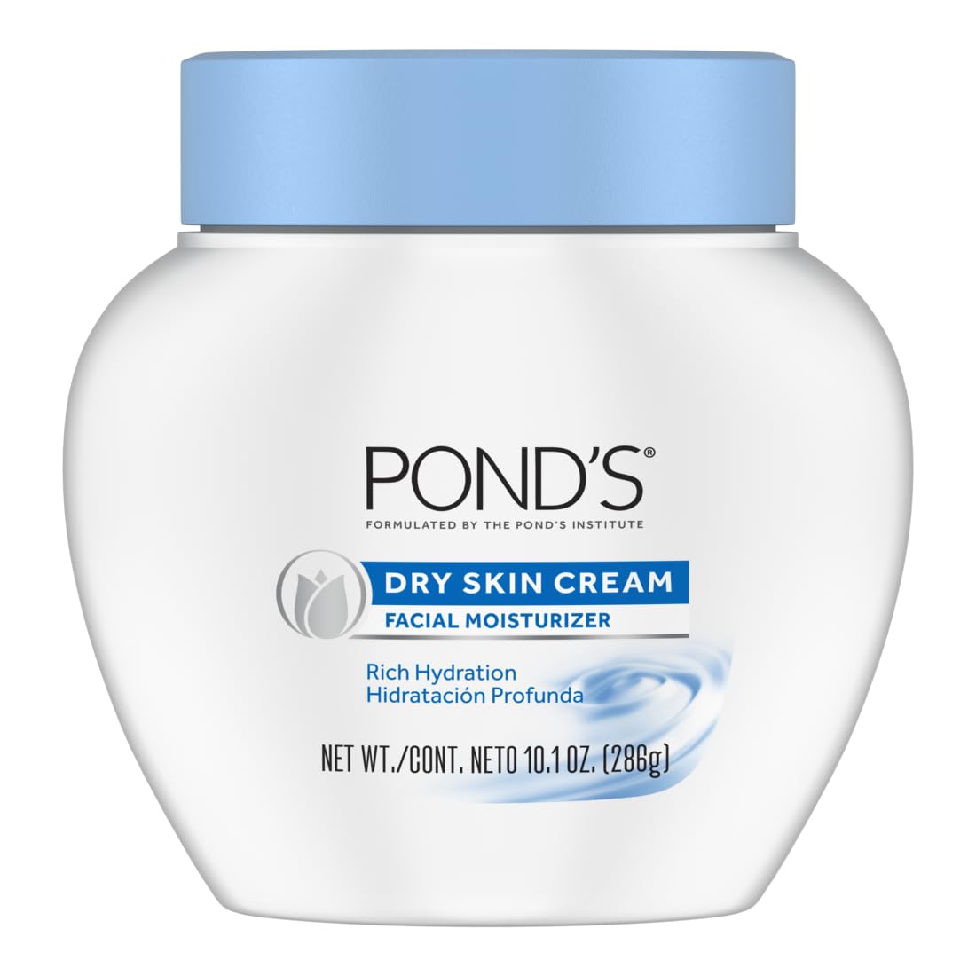 POND'S Dry Skin Cream, Face Moisturizer for Women, Daily Skin Care Facial Moisturizer Cream for Dry Skin 10.1 oz 3 Pack
