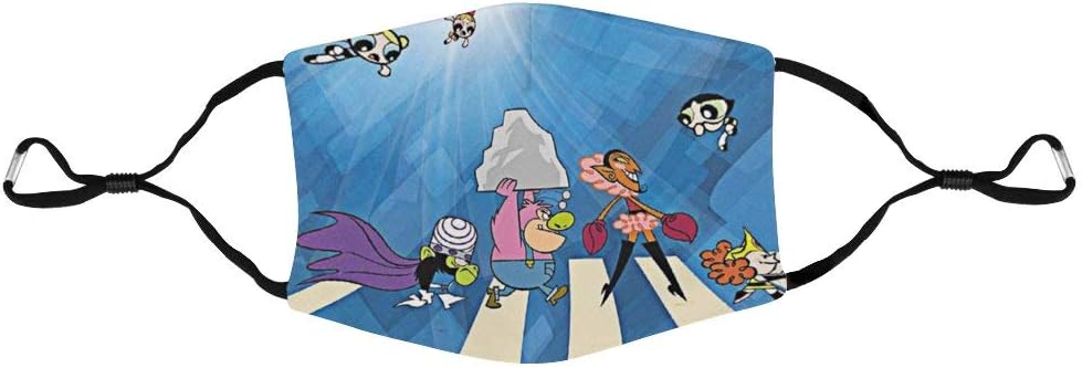 Amazon パワーパフガールズ キャラ イラスト マスク 作業用マスク マスクデザイン 二重らせん 大判 防寒 保温 花粉予防 Uvカット 立体 マスク 柔軟性 通気性が良い 秋冬 水洗い可能 繰り返し使える 通勤用 通学用 男女兼用 Gsrony 布マスク