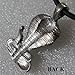 Cobra Glycon Wadjet Hood Spread Snake Cobra Viper reptile naga serpent Pewter Pendant Necklace