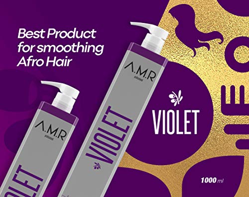 AMR Professional Smoothing Protein Purple – Extra Protein Treatment – Formol Free (1000 ml) (1 Litre (Pack of 1))