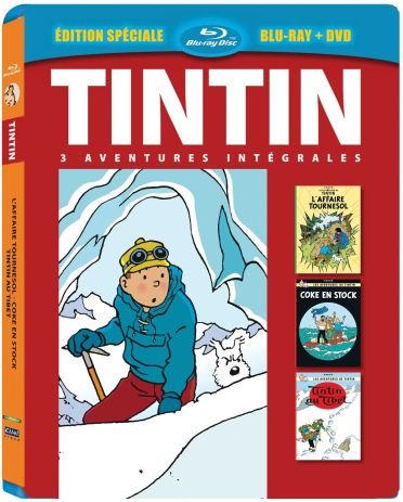 Tintin - 3 Aventures - Vol. 6 : Tintin Au Tibet + L'affaire Tournesol + Coke En Stock+ Dvd