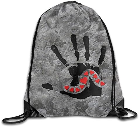 Love Initial Swagg Sack Bag Drawstring Backpack Sport Bag For Men