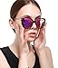 QORENY Women's Sunglasses UV Protection Polarized sunglasses for Women Goggles UV400 (Purple, As pictures)