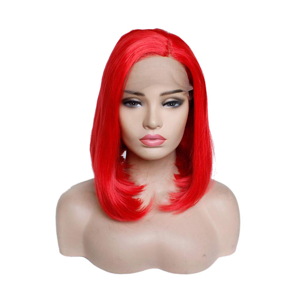 Amazon Com Newness Lace Front Wigs Short Bob Straight Wig