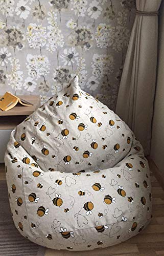Amazon Com Bean Bag Chair Honey Bee Cover For Adults Teens