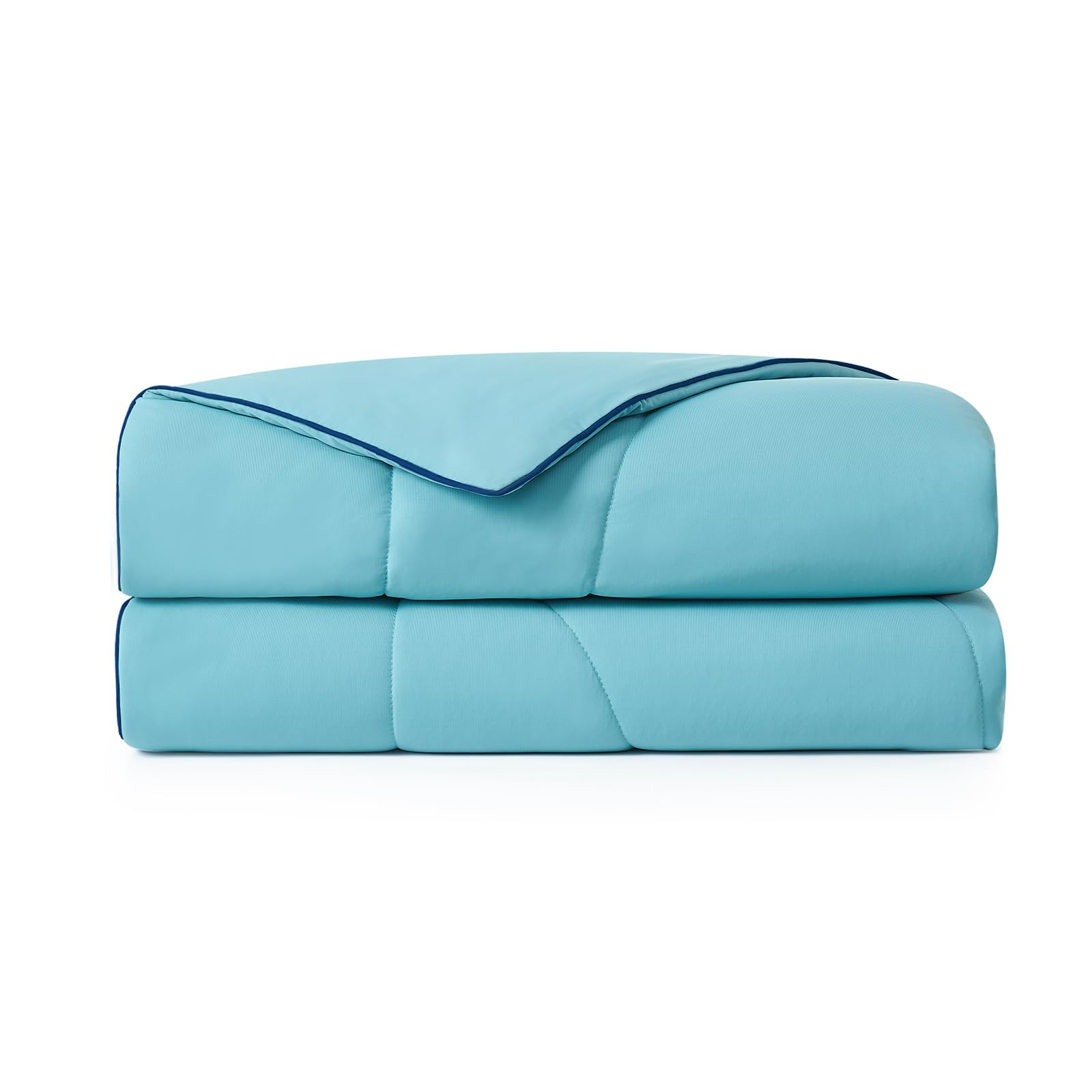 Photo 1 of Dream Valley Outlast® Queen Cooling Comforter, NASA-Grade Instant Cooling Blanket for Hot Sleepers, Luxurious Comforter for All Season, Dream Blue, 90"x90"