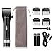PECHAM Professional Cordless Hair Clippers Set Low Noise USB Rechargeable Hair Cutting with 2 Batteries and 4 Comb for Men, Kids, Dog, Cat and Pet Grooming Clipper