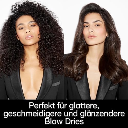 Helios Haartrockner, professioneller Föhn für schnelles Styling und Fön Ergebnisse wie vom Friseur mit leistungsstarkem Motor Ionen Technologie für glänzende, glatte, Dunkelblau, Standard
