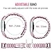 Oitom Stainless Steel Bands Compatilbe with Fitbit Charge 2,Premium Stainless Steel SS Metal Replacement Watch Band Strap for Smart Fitness Watch(Sakura Pink)