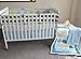 New Baby Boy Ocean Whale 8pcs Crib Bedding Set with Bumper