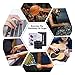 Finger Stretcher- Hand Extensor Exerciser- Finger Strength Trainer Gripper- Finger Grip Strengthener Set for Forearm Exercise, Rock Climbing,Guitar Finger Exercise –Black (4 Level Resistance)