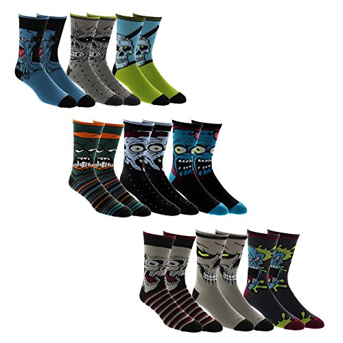 Zombie Socks- 9 Pack