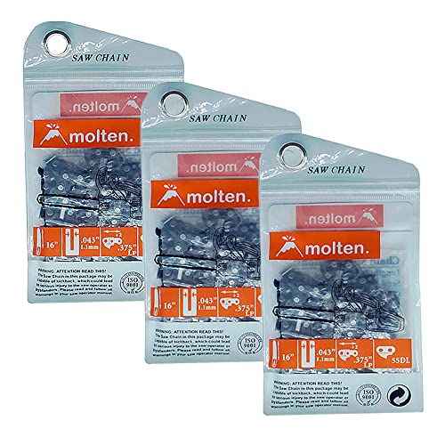 Molten. 16 Chainsaw Chain Replacement for Stihl MS170 Chain, Stihl