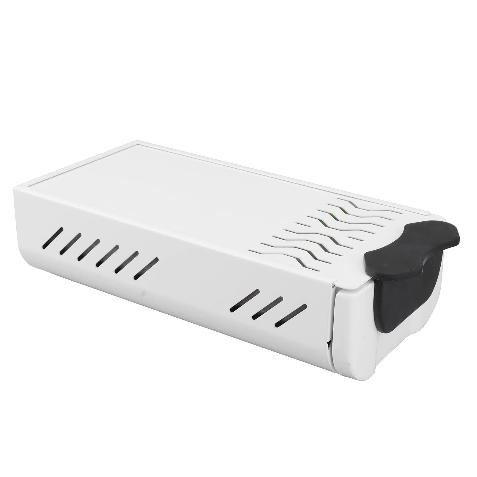 Coffee Knock Box, 10in Stainless Steel Detachable Espresso Knock Box Drawer with Non Slip Base for Espresso Machines, Barista Coffee Ground Knock Container for Home Office (White)